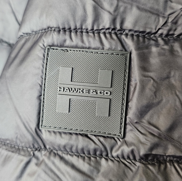 Hawke & Co Men's High Pile Sherpa Fleece Lined Spring Puffer Jacket - Picture 8 of 16
